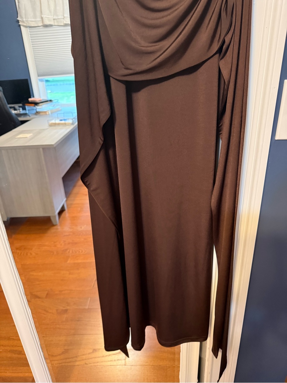 Hello Molly MAXIMUM STYLE MAXI DRESS BROWN - Picture 9 of 13